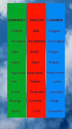 Exploring the Similarities Between Kiswahili and Luganda