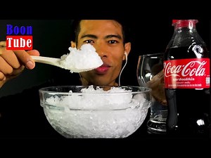 ASMR Drinking Coca-Cola Powdery Ice -Extreme Crunchy | EP.490 I BoonTube