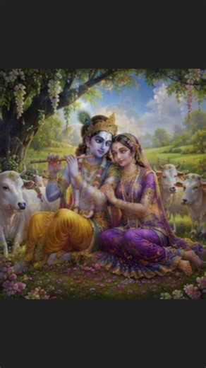 ✨ Radha Krishna Divine Love ❤️ | Eternal Prem Kahani #radhakrishna #shorts