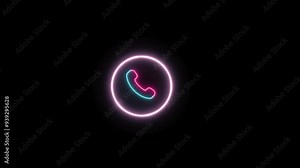 Phone call ringing with wave animation.