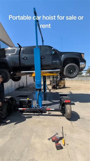 portable car hoist on Instagram: "Portable car hoist for sale or rent"