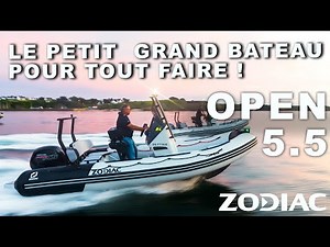 Zodiac Open 5.5 Un concentré de savoir (tout) faire. Tour complet.