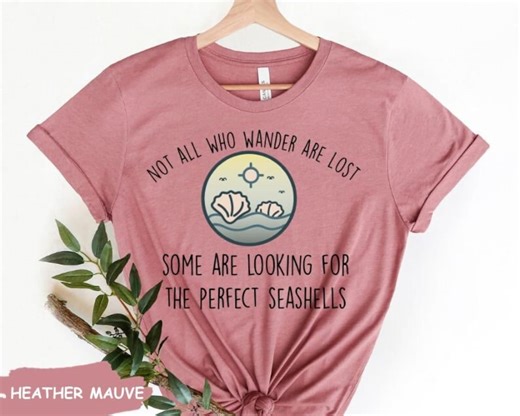 Seashell Collector T-shirt: Funny Beach Comber Gift - Etsy