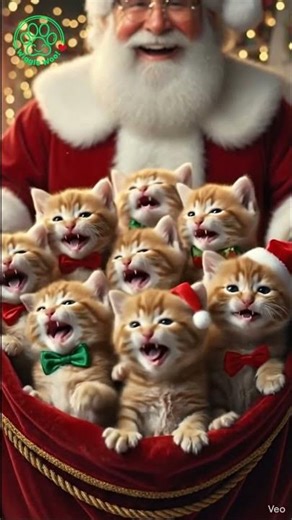 Best Real Cat Singing Ever 👀🎶 | Christmas Vibe🎄