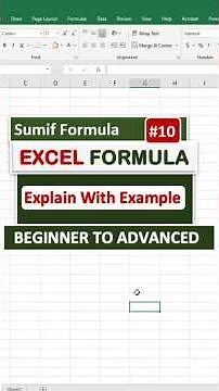 SUMIF Formula in Excel | MS Excel - SUMIF Function | upciss Prime | #excel #shorts #exceltutorial