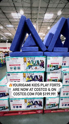 🔥Yourigami play forts now at Costco for $199.99! Choose between purple and green! Check your local store for availability! Also available on costco.com in other colors! #costcodeals #costco | Costco Deals