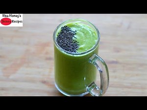 Moringa For Weight Loss / Hormonal Imbalance - Healthy Vegan Breakfast Smoothie | Skinny Recipes