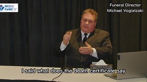 Watch: Canadian funeral director testifies at the National Citizen Inquiry about healthcare staff falsifying a man's cause of death as COVID on his death certificate. During day one of the National Citizen Inquiry in Winnipeg, Funeral Director Michael Vogiatzaki shares his story of how he uncovered healthcare staff falsifying a man’s cause of death on his death certificate as COVID when he died of cancer. You can watch the full testimony here: https://rumble.com/v2ifvvo-dual-funeral-industry-tes