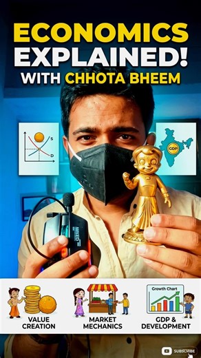 Economics explain using chota bheem #economics #chotabheem #ytshorts