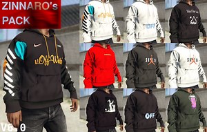 Hoodies Collection (Fila, Supreme, Gucci, ellesse, Lacoste, Trasher, OFF-WHITE, Dolce & Gabbana, Stranger Things, Nike Air, Champion, Comme des garçons, Palace, Kappa, Guess) 6.0 – GTA 5 mod