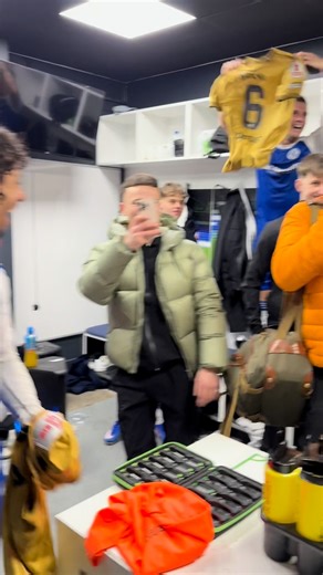 Marc Guehi’s shirt ended up making an appearance in the Macclesfield celebrations 😆 | TNT Sports Football