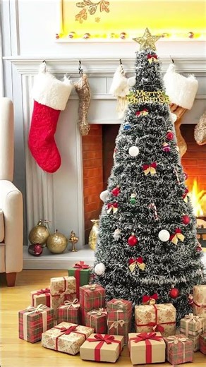 Code 103 | Snow Fox String 9cm wide, 11cm large, 2m long, super beautiful Christmas Decoration