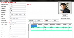 PSA Employee Management System Using VB.NET and MS Access with Source Code