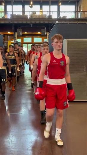 Royal Marines boxing up against US Navy boxing. It won't be hard to guess what happened...