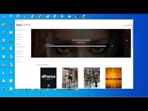 How to download and install a free 3D software, DAZ Studio