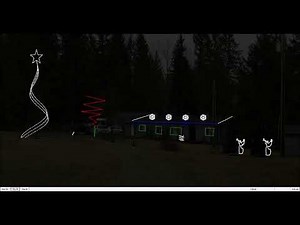The Elf Song by Crowder. TBS Musical Christmas Light Display 2023 Visualizer file.