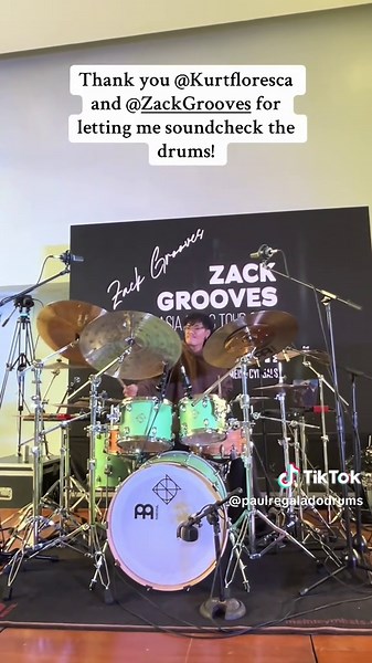 Drum Soundcheck Experience with Zackgrooves and Kurt