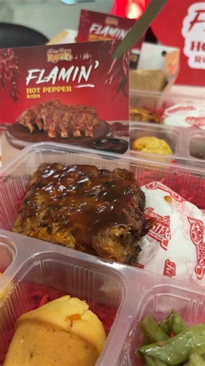 14K views · 49 reactions | Brace yourself for heat with our NEW Flamin' Hot Pepper Roast and Ribs ️掠 Available for dine-in or takeout. For delivery, just call 8-555-9000 or visit kennyrogersdelivery.com.ph. Also available via Grabfood and Foodpanda. #KennyRogersPH #KennysFlaminHotPepperRoast #KennysFlaminHotPepperRibs : @munch.phl https://www.instagram.com/p/C9zqDKpvUKB/ | Kenny Rogers Roasters Philippines | Facebook