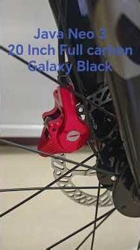 Galaxy Black, Java Neo 3, 20 inch Full carbon #bikes #bicycle #sgbikers #neo3 #javabikes