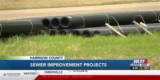 Sewer improvement projects worth $10.55M underway in Harrison Co.