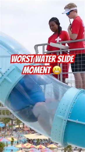 Worst Water Slide Moment 😬