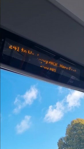 London bus announcement (Ibus) Route 241 to Hackney Wick,Here East #Shorts