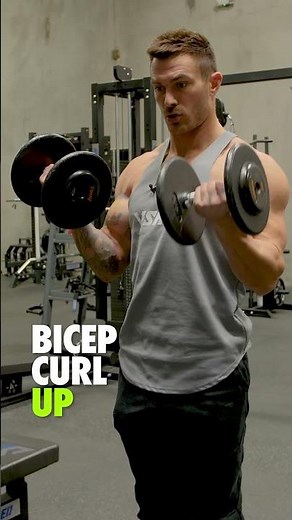 Bicep Curl & Arnold Press (How To Get Toned Arms!)