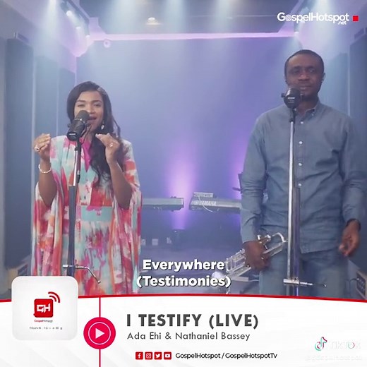 I Testify (Live) - A Powerful Gospel Duet