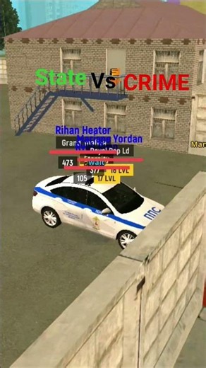 Grand mobile rp life simulator server 1 State vs Crime