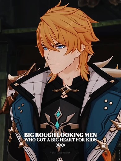 I think I got a thing for buff men with big hearts but I guess that ain’t a surprise. #varka #genshinimpact #gallagher #komanomanato #zenlesszonezero BUFF MEN WITH A HEART FOR KIDS | HOYO BUFF MEN