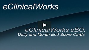 eClinicalWorks eBO - eClinicalWorks eBO: Month End Report