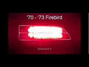 1970 - 1973 Firebird Sequential LED Tail Lights by Easy Performance Products