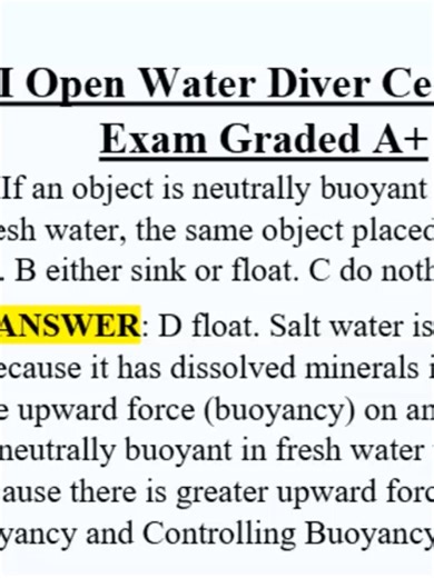 I Got My PADI Open Water Diver Certification Exam Graded A ✨ Here's EXACTLY How I Nailed It in 2026 🌊🤿 Dreaming of exploring coral reefs, swimming with sea turtles, and breathing underwater like a total pro? 🐠✨ I just aced my PADI Open Water Diver certification exam with a perfect A score—and I'm breaking down EVERYTHING that worked in 2026 so you can crush yours too! 💯 No fluff, no guesswork—just the real strategies, study hacks, and mindset shifts that got me certified faster than I ever i