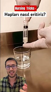 How can we dissolve pills? Easy nursing techniques.