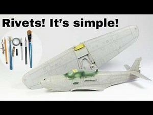 How to rivet scale model? It's simple, riveting totorial