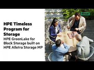 Transform ownership with HPE Timeless Program for HPE Storage | Chalk Talk