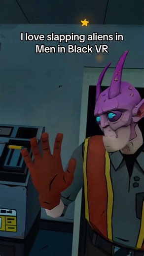 Men in Black VR allows you to slap aliens #meninblackvr #metaquest3 #gameplay