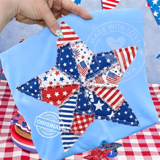 Patriotic Patchwork Quilt Star PNG, Fabric 250 Years USA, Americana, Fourth of July Sublimation - Etsy