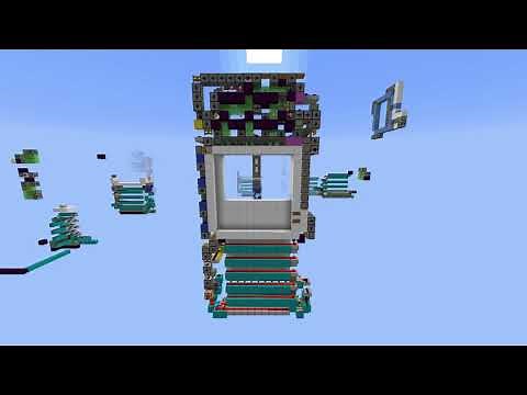 【Flying Machine】The World`s Smallest Seamless 10x10 Piston Door