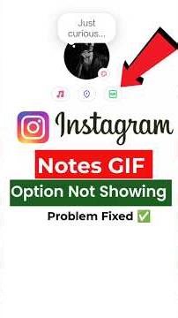 instagram notes GIF option not showing | notes gif option not showing instagram | insta new update |