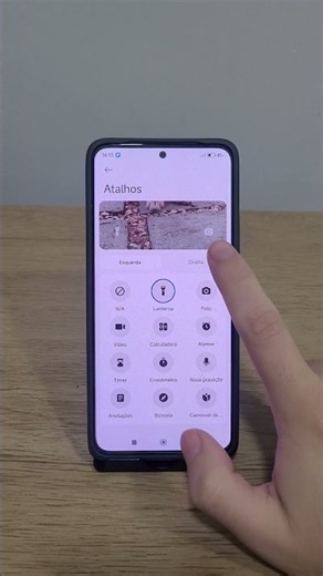 Como mudar os Atalho da tela de bloqueio no Redmi 13X