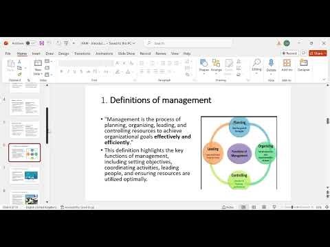 Lesson 1: Functional Areas of Management