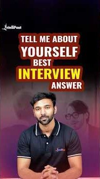 How to Answer "Tell Me About Yourself" in Interviews | Intellipaat #shorts