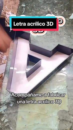 Cómo hacer letras acrílico 3D fáciles y rápidas