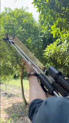 Long telescopic slingshot #slingshot #studio
