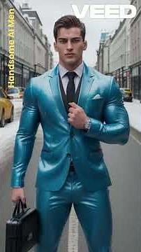 Power & Elegance: The Ultimate Display of Strength – Handsome Muscular Men in Leather Business Suits