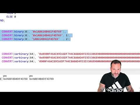 A Little About Working With Binary and Varbinary Data In SQL Server