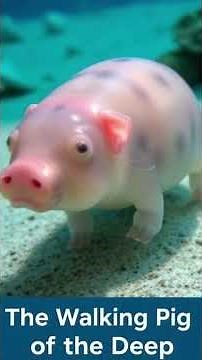 The Walking Pig of the Deep — Scotoplanes globosa #facts #marinemystery #animals
