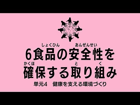 【15分】6.食品の安全性を確保する取り組み：高校保健授業｜新学習指導要領対応