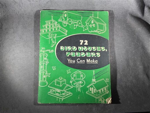 72 Bird Houses, Feeders - You Can Make - Bird House Designs and Patterns for All Bird Types - Etsy